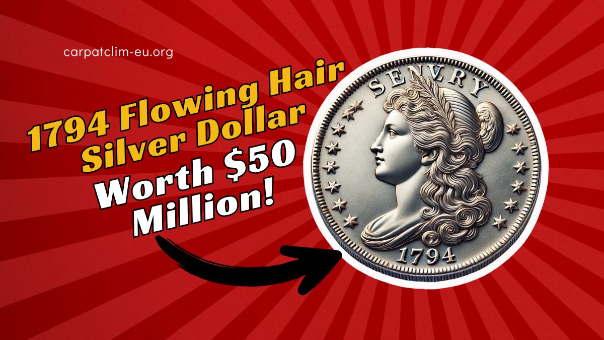 1794 Flowing Hair Silver Dollar- The First Rare U.S. Coin Worth $50 Million!