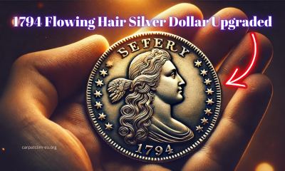 1794 Flowing Hair Silver Dollar Upgraded To MS-67, $15 Million