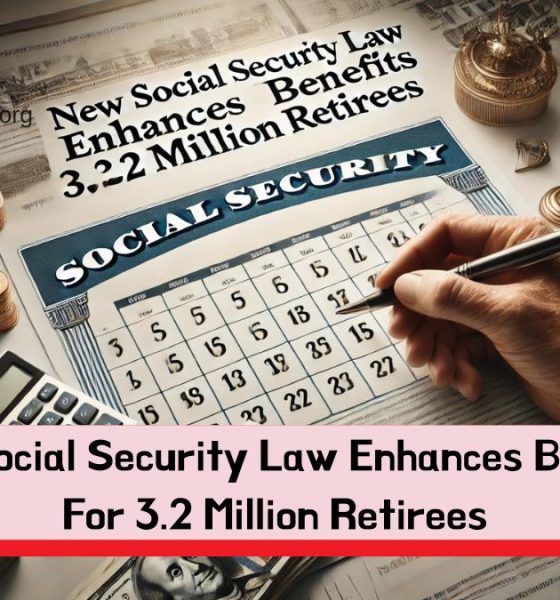 New Social Security Law Enhances Benefits For 3.2 Million Retirees But Brings Implementation Delays