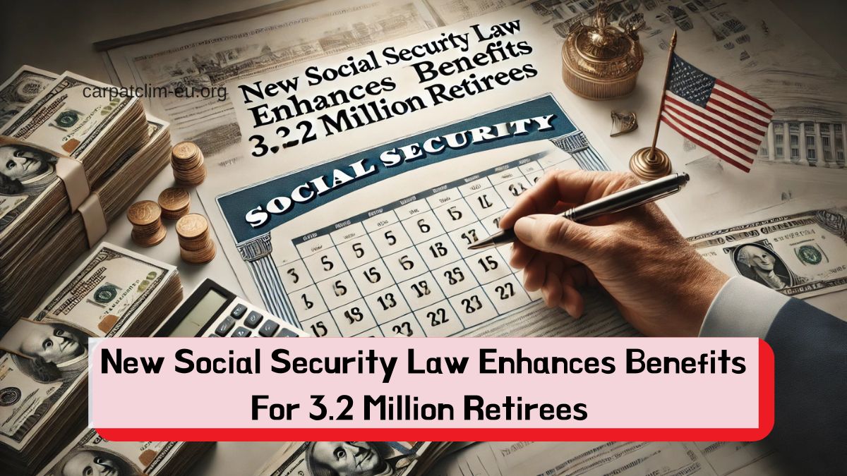 New Social Security Law Enhances Benefits For 3.2 Million Retirees But Brings Implementation Delays