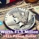 1921 Peace Dollar Sells For $1.5 Million – Rare Coin Breaks Records!