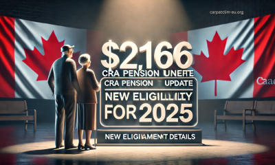 $2,166 CRA Pension Benefit Update For 2025 - New Eligibility and Payment Details