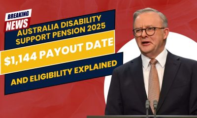 Australia Disability Support Pension 2025: $1,144 Payout Date and Eligibility Explained