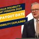 Australia Disability Support Pension 2025: $1,144 Payout Date and Eligibility Explained