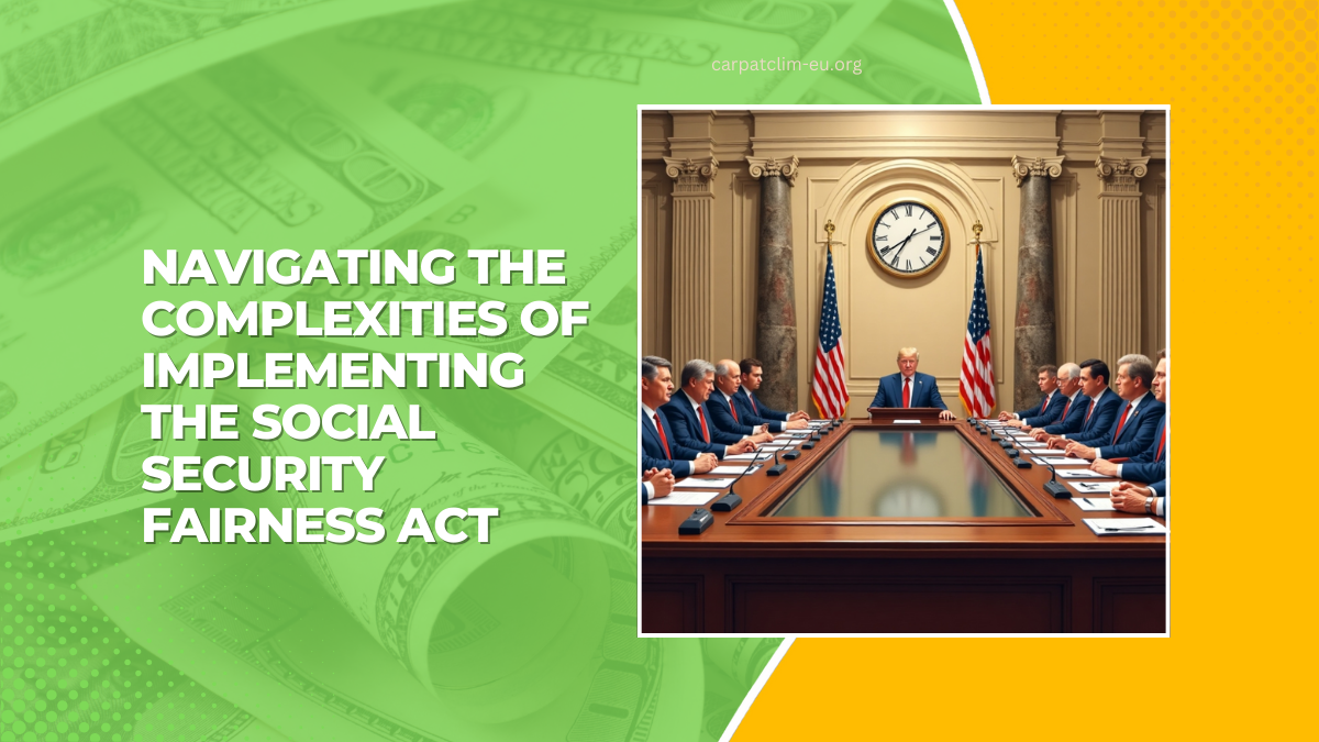 Navigating the Complexities of Implementing the Social Security Fairness Act