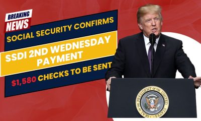 Social Security Confirms SSDI 2nd Wednesday Payment, $1,580 Checks to Be Sent