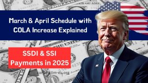 SSDI & SSI Payments in 2025- March & April Schedule with COLA Increase Explained